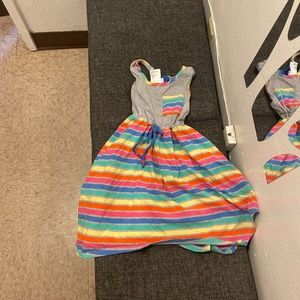 Girls rainbow dress